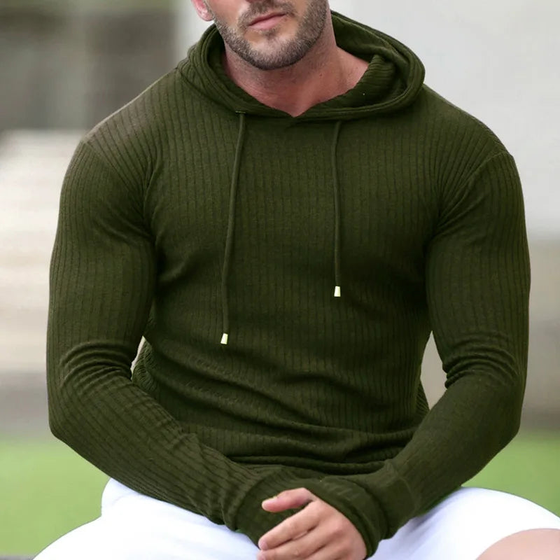 Hooded Shirt Casual Sports Clothing Fashion Gym Man Hoodies Outdoor Running New In Sweatshirts Men Popular Pullovers Large Size