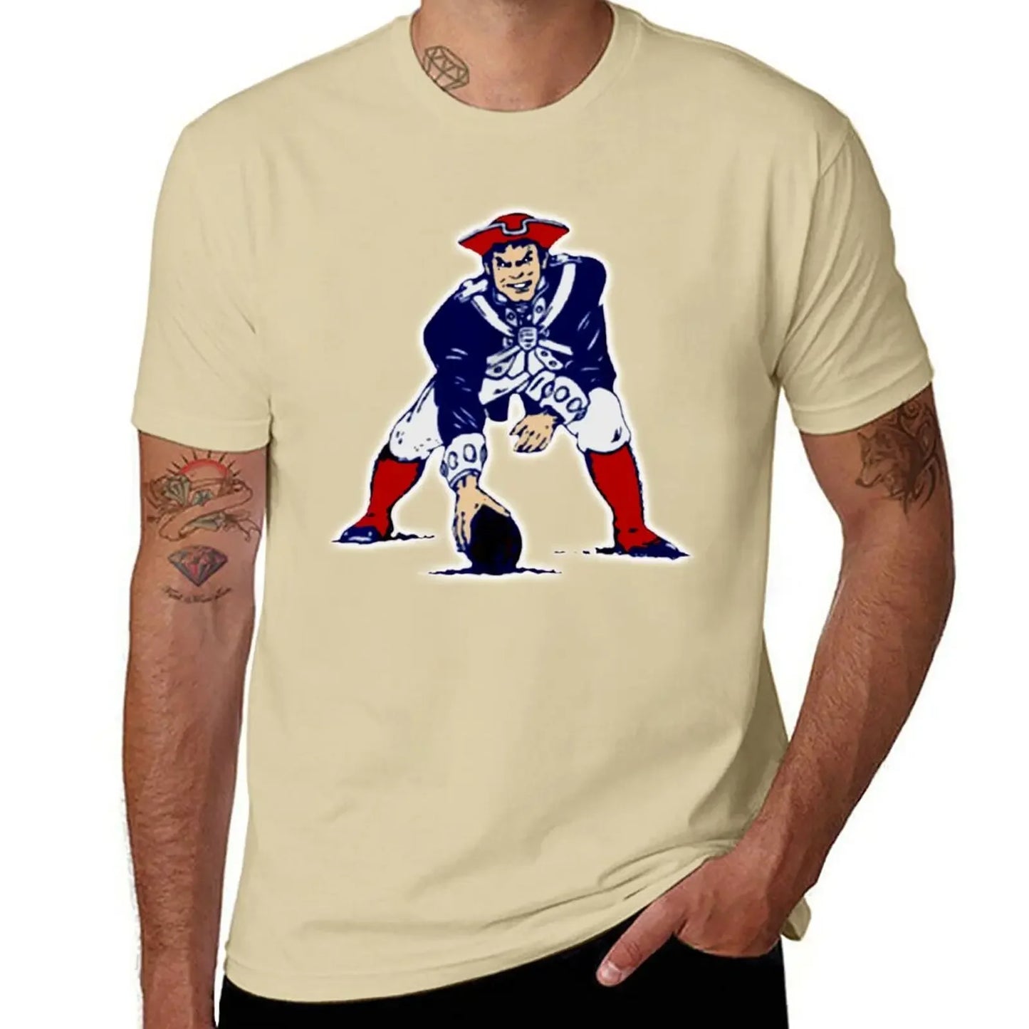 New Football Patriots T-Shirt man t shirt designer shirts clothing for men