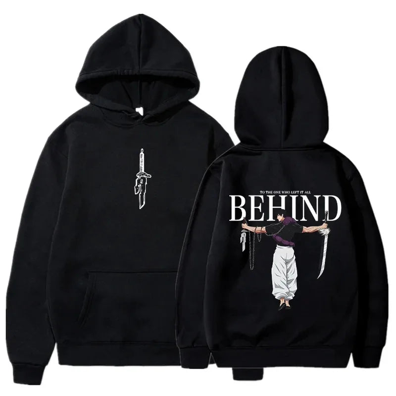 Anime Hoodies Men Women  Manga Hooded Pullover Gothic Sweatshirts Hip Hop Streetwear Men's Clothing sweatshirt harajuku