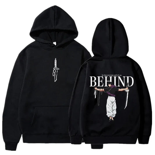 Anime Hoodies Men Women  Manga Hooded Pullover Gothic Sweatshirts Hip Hop Streetwear Men's Clothing sweatshirt harajuku