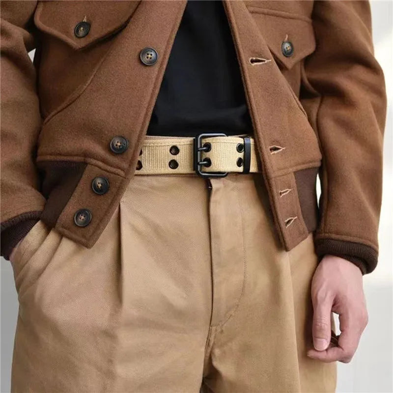 Men Belts Army Military Canvas Nylon Webbing Tactical Belt Fashion Casual Designer Unisex Belts High Quality Sports Strap