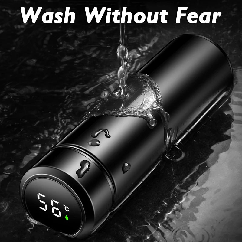 Smart Thermos Cup With Temperature Display 304 Stainless Steel Insulated Water Cup Business Gift Smart Temperature Bottles Water