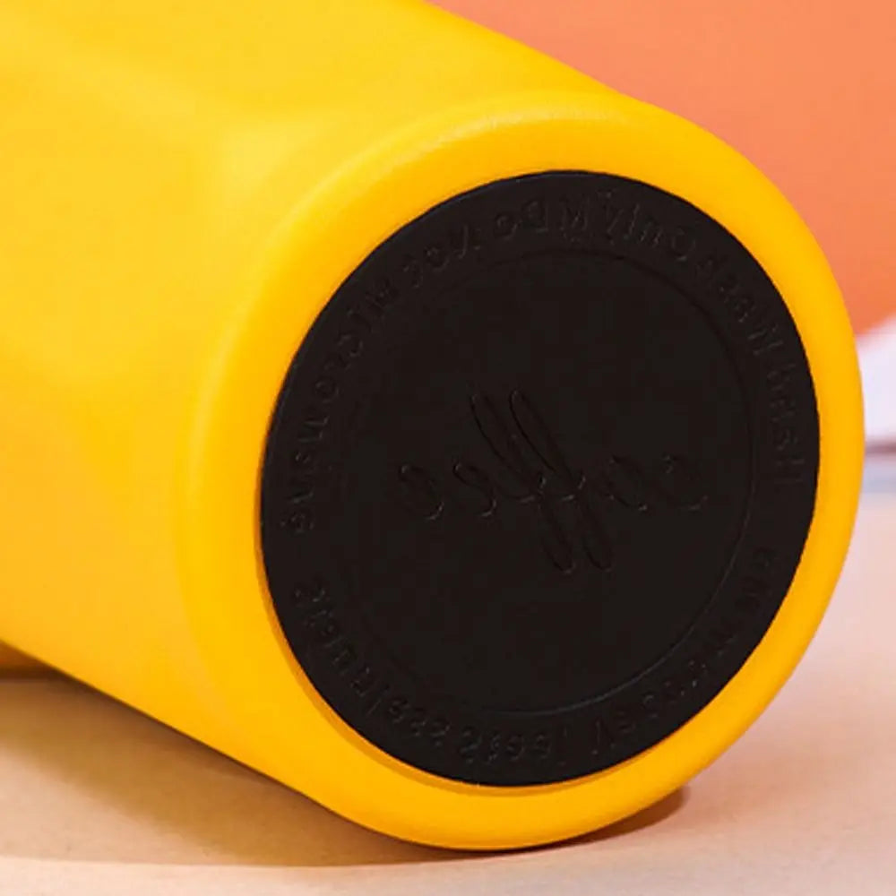 Durable Stainless Steel Eight-Angle Coffee Cup Large Capacity Portable Thermal Cup with Lid Vacuum Insulated Cup Hot Cold Drinks