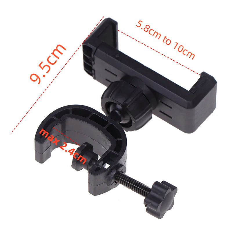 Smart Phones Music Live Show Holder Phone Holder 360 Degree Rotating Universal Microphone Supporting Stand