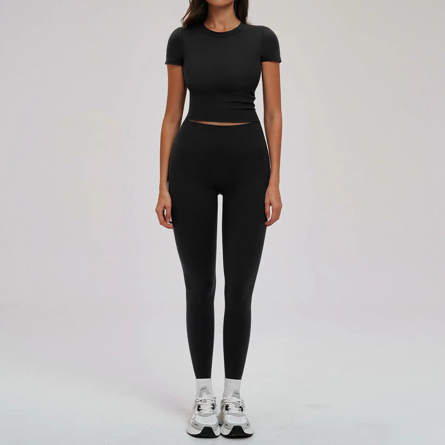 Yoga Set for Women 2026 Beauty Back Tight-Fitting Versatile Yoga Outfit Outdoor Running Sports Set Gym Wear Workout Clothes