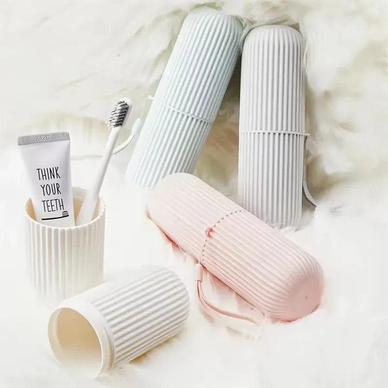 Travel Accessories Toothbrush Tube Cover Case Cap Fashion Plastic Suitcase Holder Baggage Boarding Portable Bathroom Accessories