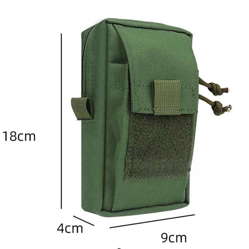 Travel Backpack Shoulder Strap Sundries Bags Pack Key Flashlight Phone Pouch Molle Outdoor Camping EDC Tools Bag Accessory