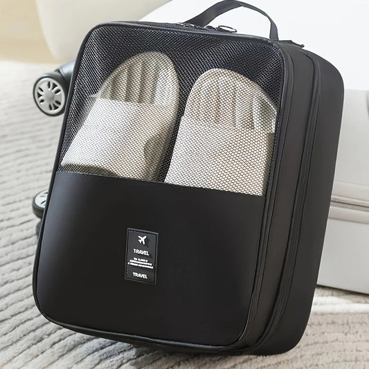 Portable Travel Shoe Storage Bag - Multiple Compartments, Suitable for Shoes and Accessories, Travel Luggage Accessories