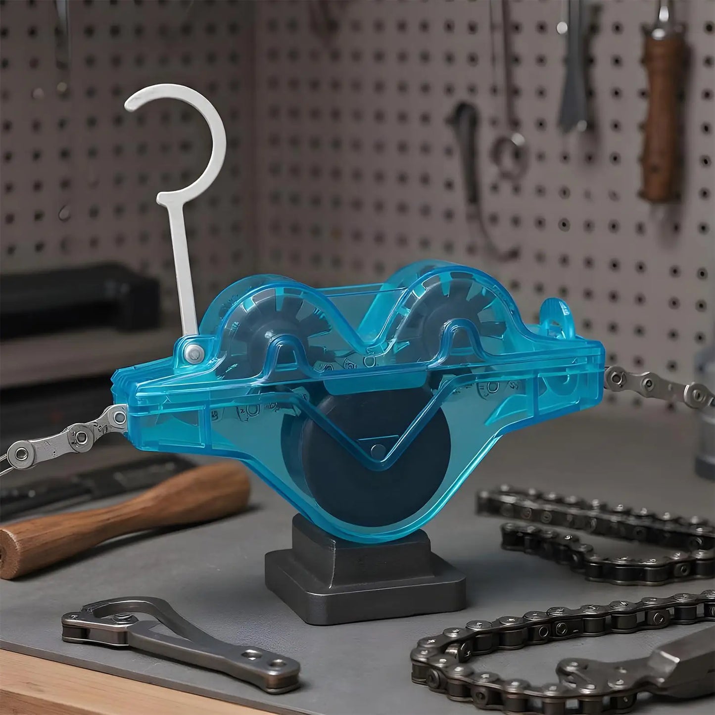 Cycling Chain Cleaner Kit Cycle Chain Scrubber Cleans Tool Portable Cleaning Tools Bike Accessories for Road Mountain Fitness