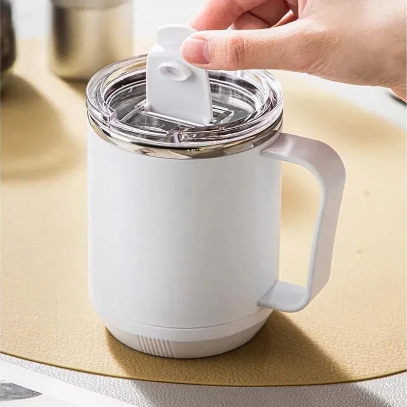 500ML Insulation Cups Thermal Mug with Handle Portable Stainless Steel Bottle Thermal Milk Mug Double Layer Coffee Cup