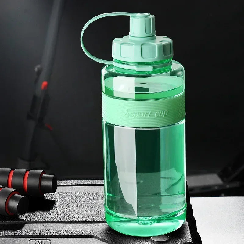 2 Liter Big Water Bottle With Straw 2L/1.5L/1L Large Capacity School Gym Sports Drinking Bottles Fitness botella de agua 물병