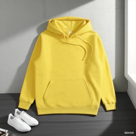 Hoodies for men and women 2025 autumn new item heavyweight American high street men's top plus size hooded pullover