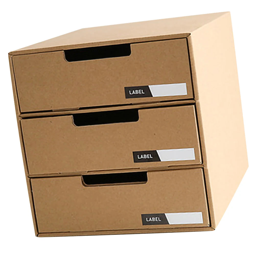 Drawer Organizer Box Desktop Storage Holder For Files Stationery Sundries Multiple Layer Desktop Drawers Organizers Case