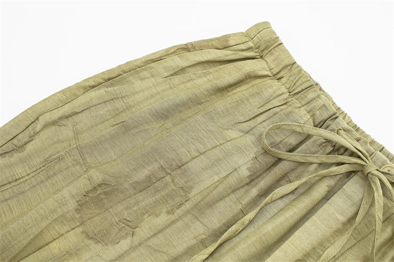 Women's Set 2024 New Fashion Spring Jacquard Loose Ladies Shirt Summer Women Pants Casual Chic Print Set for Women