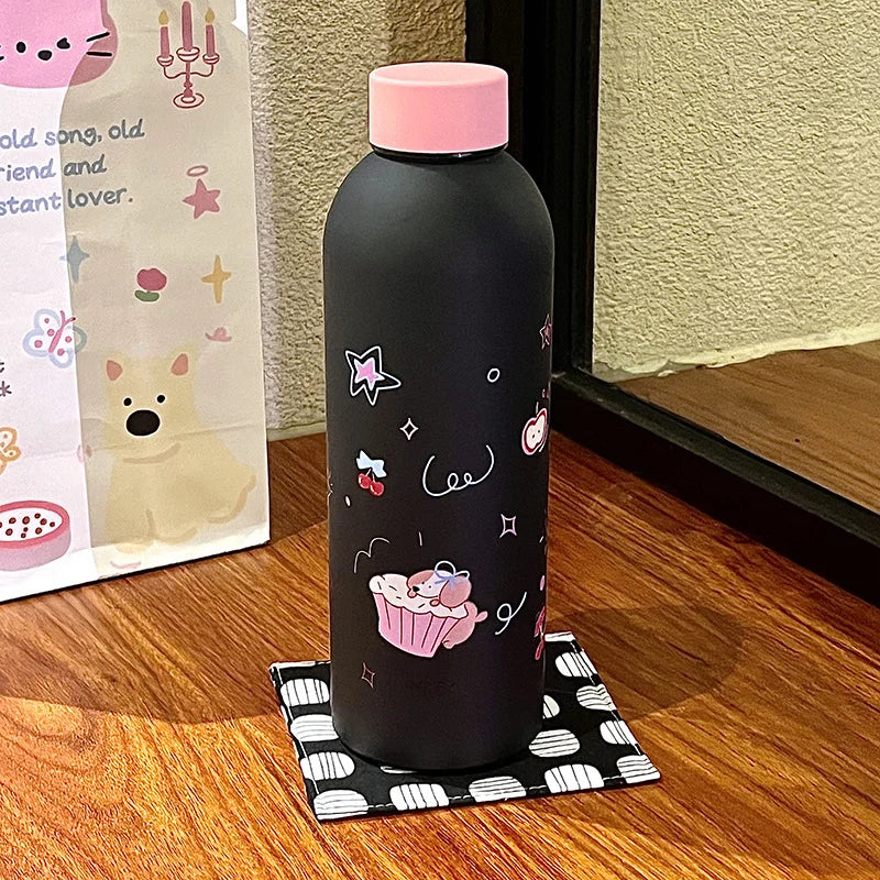 1 Pc Large Capacity Water Bottle - Multiple Styles, Straw Water Bottle for Students, Stylish, Portable for Outdoors, H