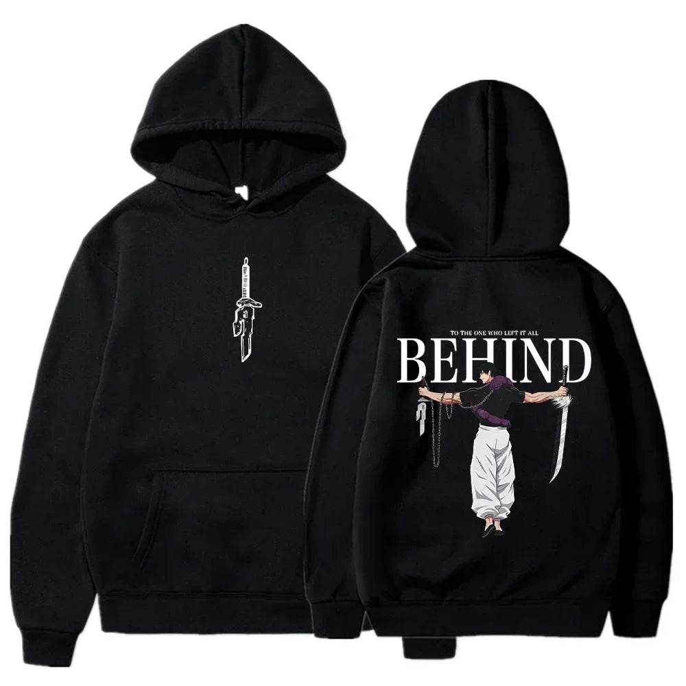 Anime Hoodies Men Women  Manga Hooded Pullover Gothic Sweatshirts Hip Hop Streetwear Men's Clothing sweatshirt harajuku