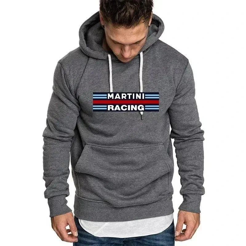Men's Hoodies Martini Racing Print Unisex Hooded Fleece Sweatshirt Pullover Jacket Casual High Quality Streetwear Fashion Trends