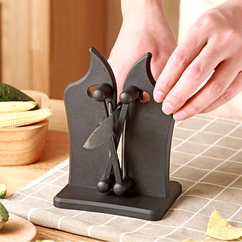 Kitchen Knife Sharpener Easy and Safe Knife Sharpening Tool Damascus Knife Kitchen Tools Manual Chef Kitchen Knife Supplies