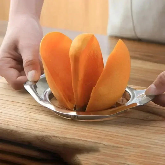 Kitchen Convenience Tools Mango Cutter Fruit Splitter Tools Mango Knife Mangos Corer Stainless Steel Mango Slicer Peeler Gadgets