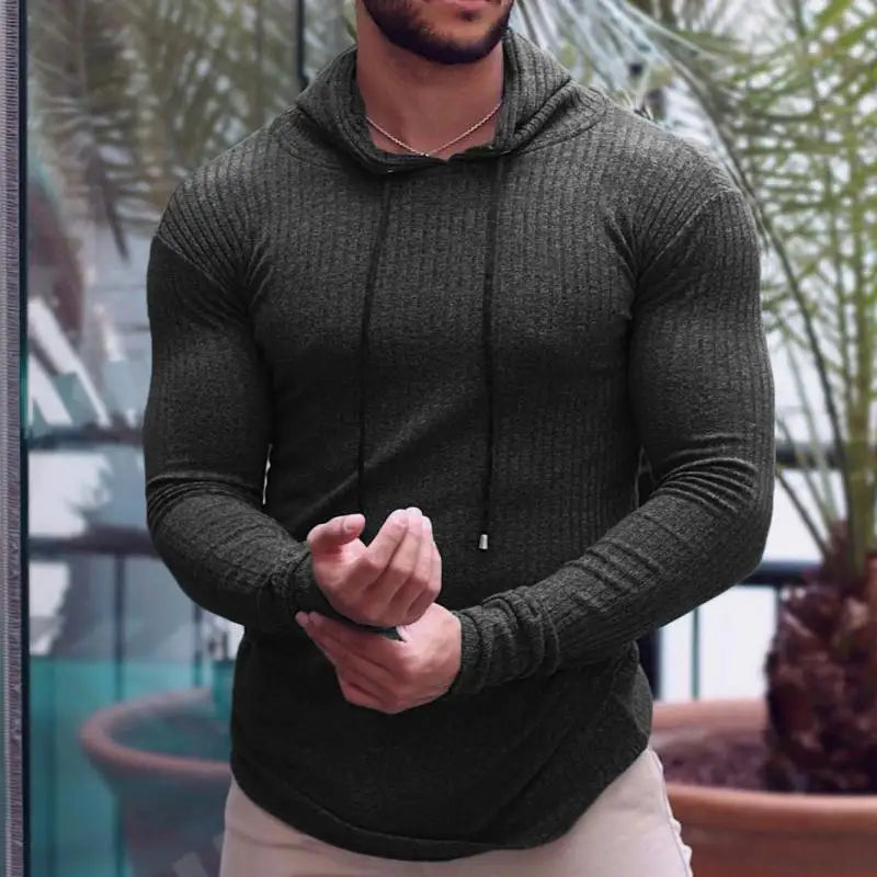 Hooded Shirt Casual Sports Clothing Fashion Gym Man Hoodies Outdoor Running New In Sweatshirts Men Popular Pullovers Large Size
