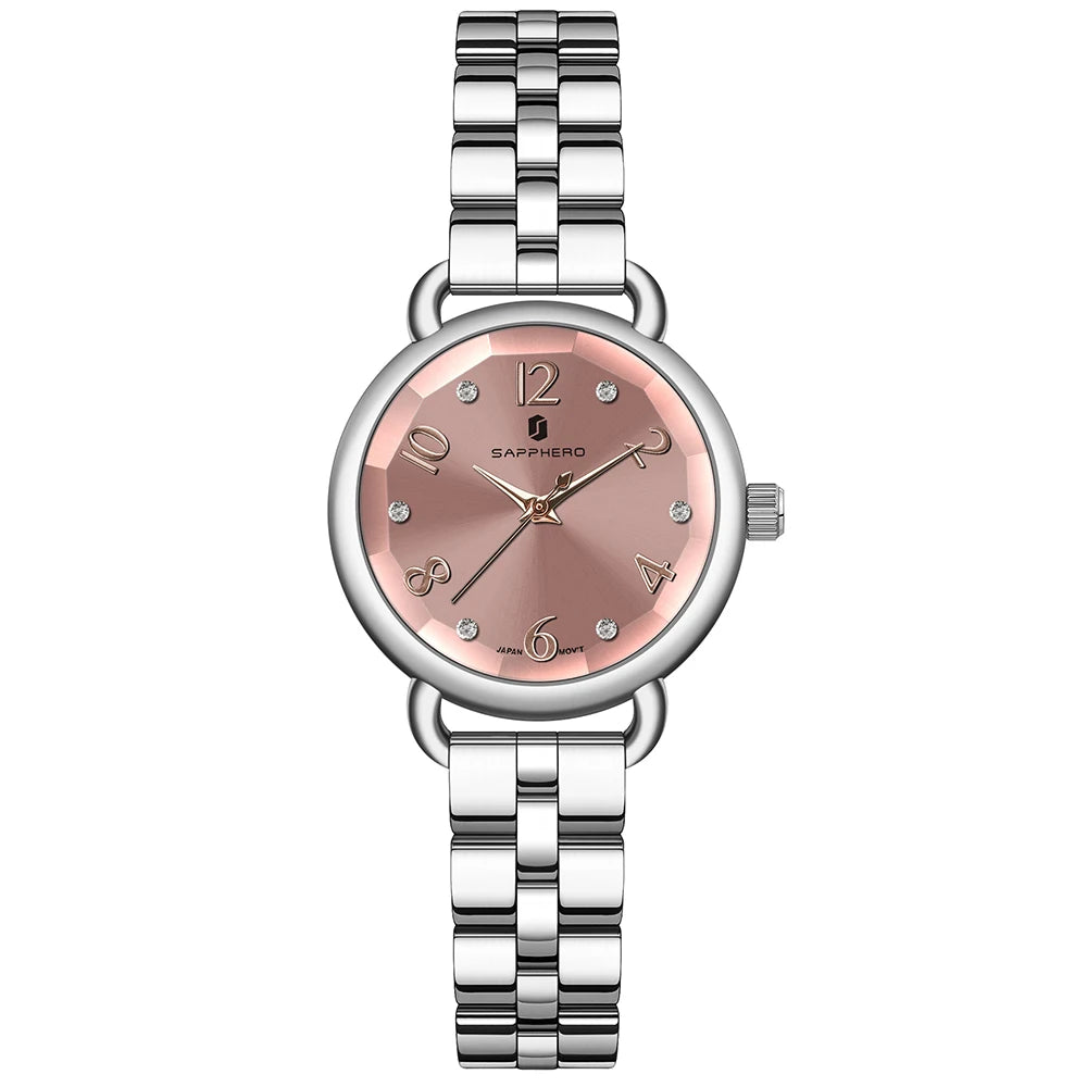 SAPPHERO Women's watches Fashion versatile women watch Light luxury Ultra-thin Women's watches Stainless steel straps Gift Clock