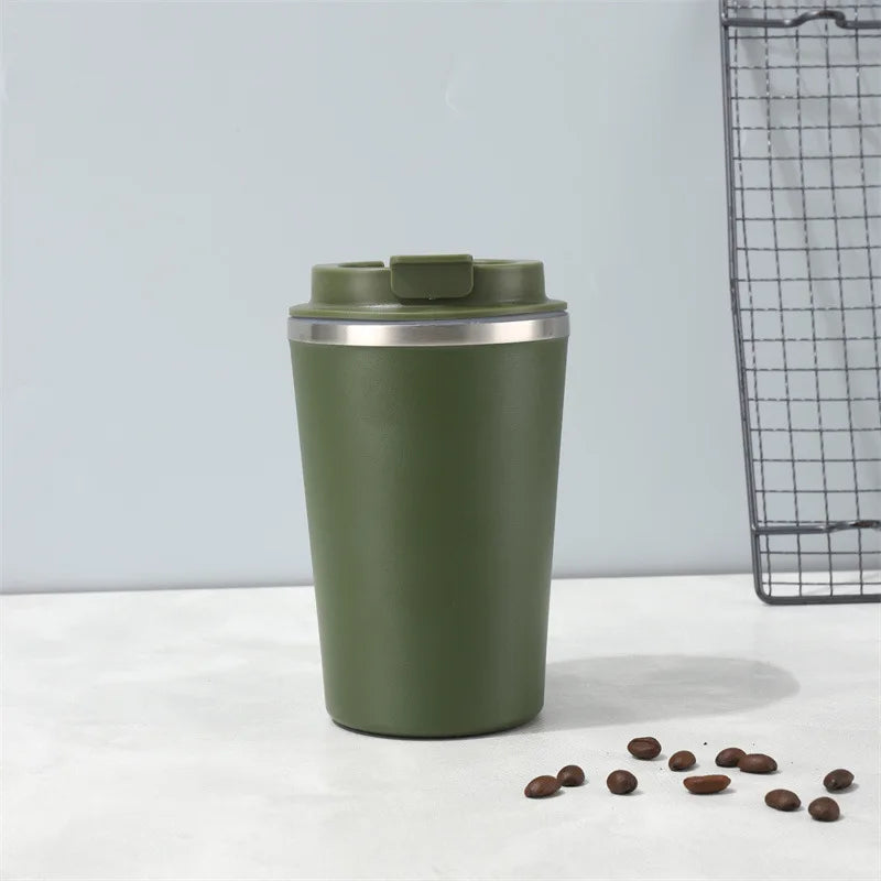 Personalized Name Thermos Mug Custom Engraved Double Wall Stainless Steel Travel Cup Vacuum Insulated Tumbler for Coffee Tea