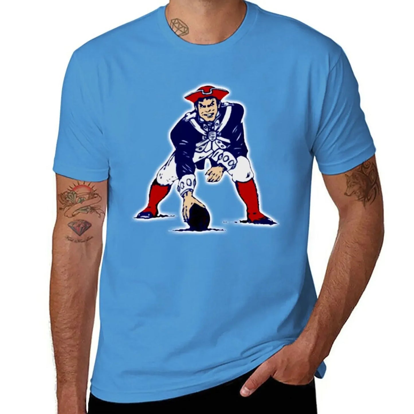 New Football Patriots T-Shirt man t shirt designer shirts clothing for men