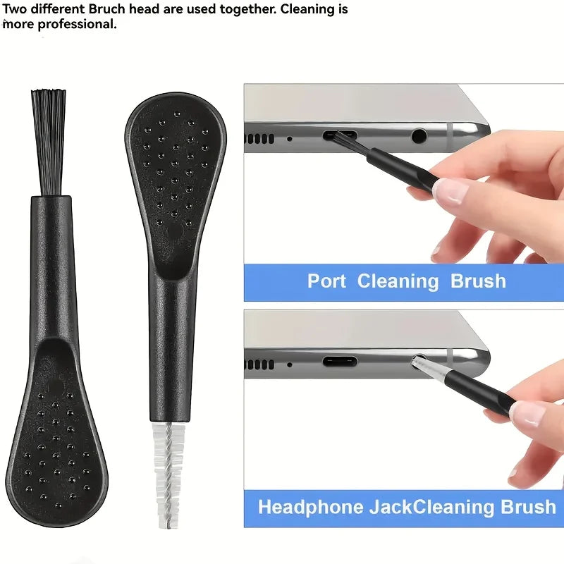 29pcs Phone Cleaning Kit, Include Type-C Port Dust Plug, Keyboard Cleaner, Speaker Mesh Guard, Phone Maintenance Accessories Set