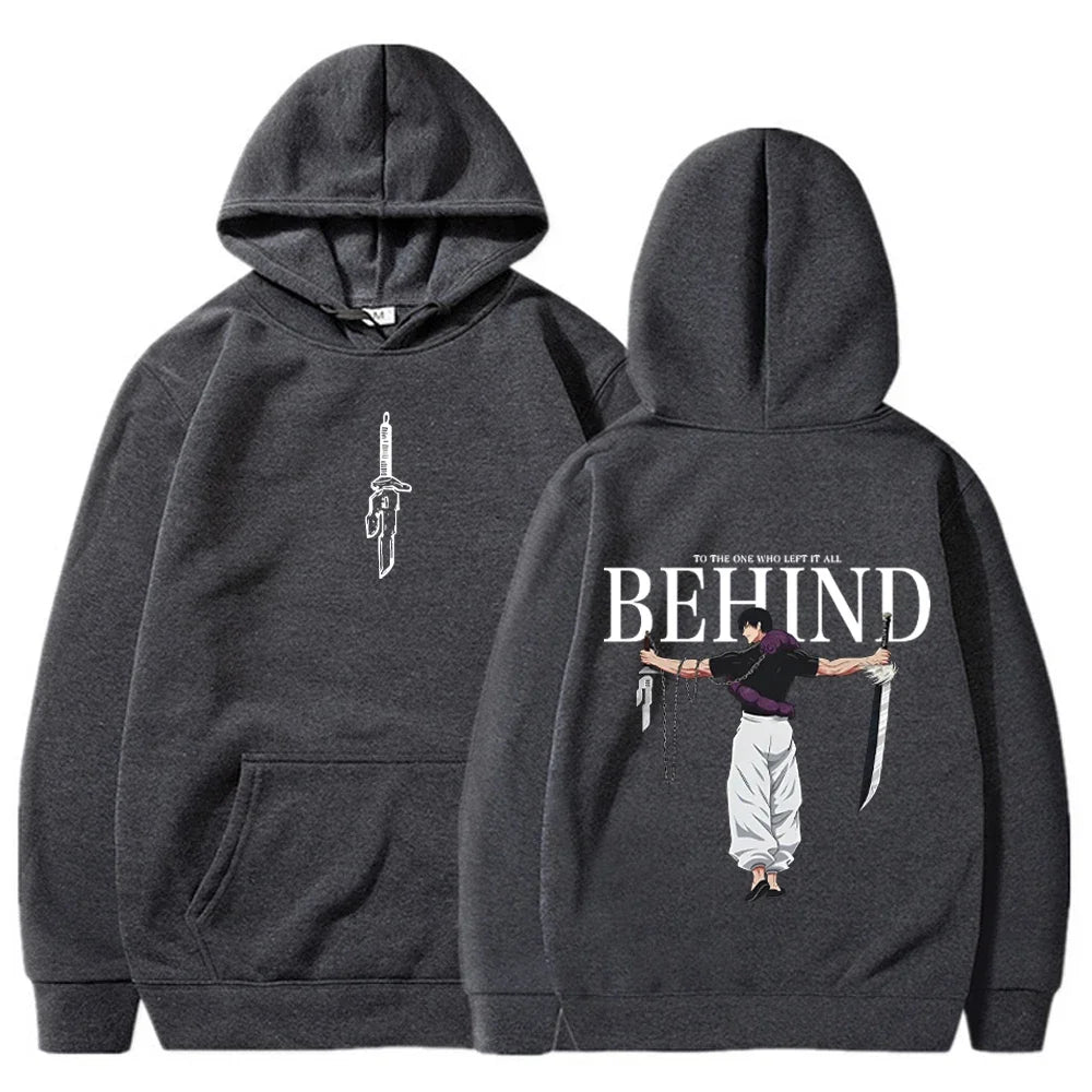 Anime Hoodies Men Women  Manga Hooded Pullover Gothic Sweatshirts Hip Hop Streetwear Men's Clothing sweatshirt harajuku