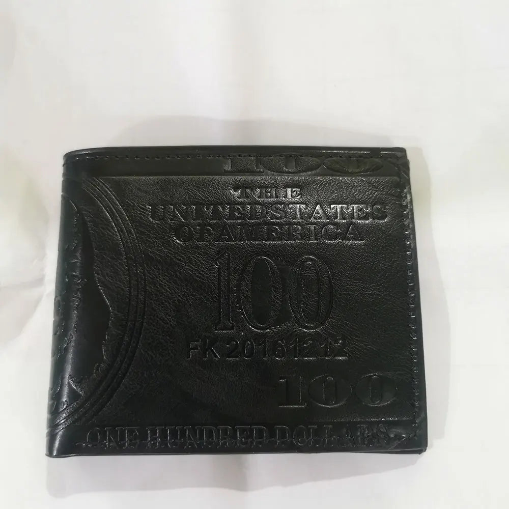 Men's Wallets With PatternWallet Male PU Leather Walet Photo Card Holder Fashion Large Capacity Wallet Purse Bag